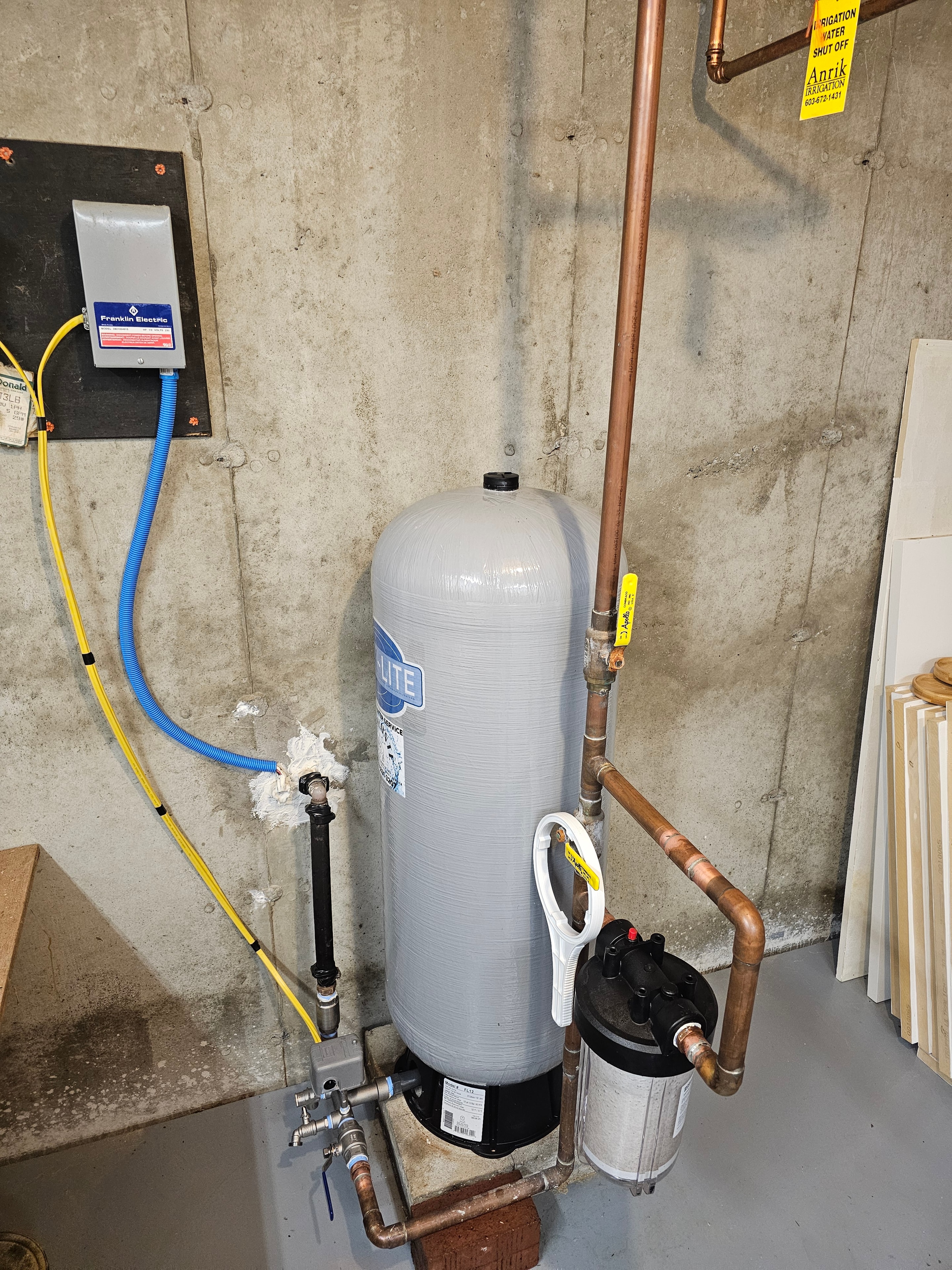 Copper piping and pressure system