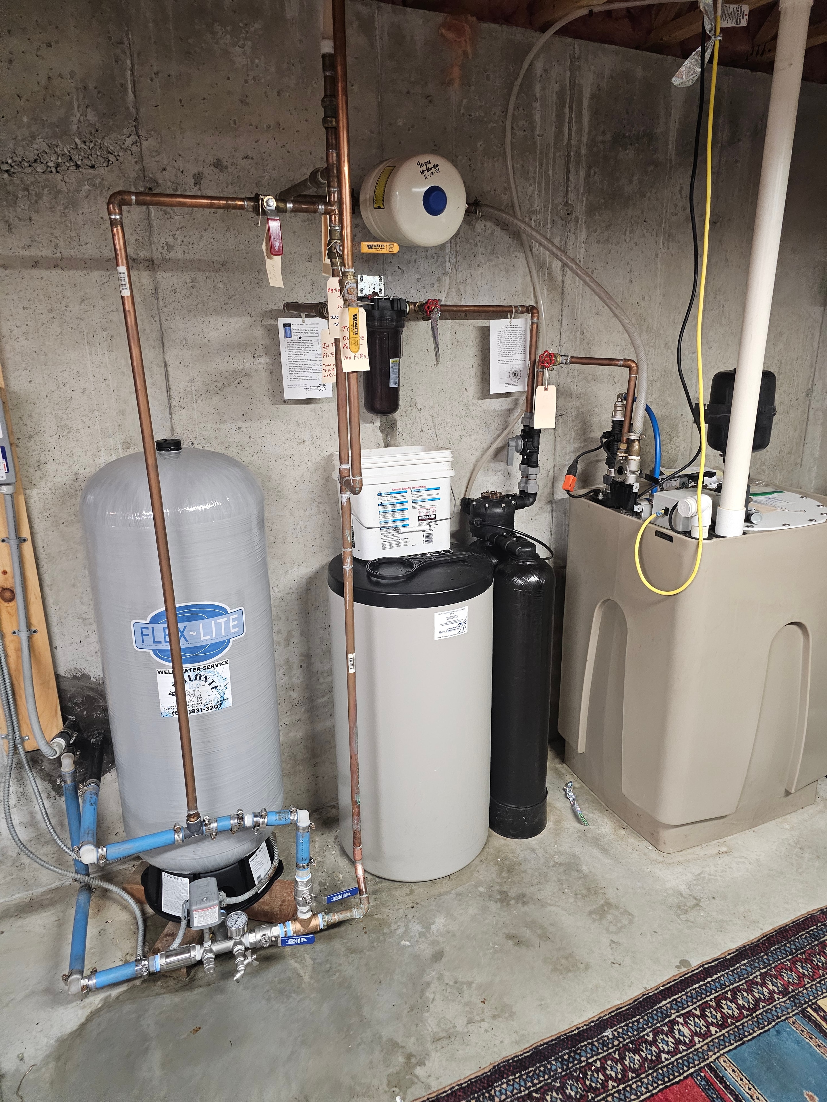 Residential water filtration system