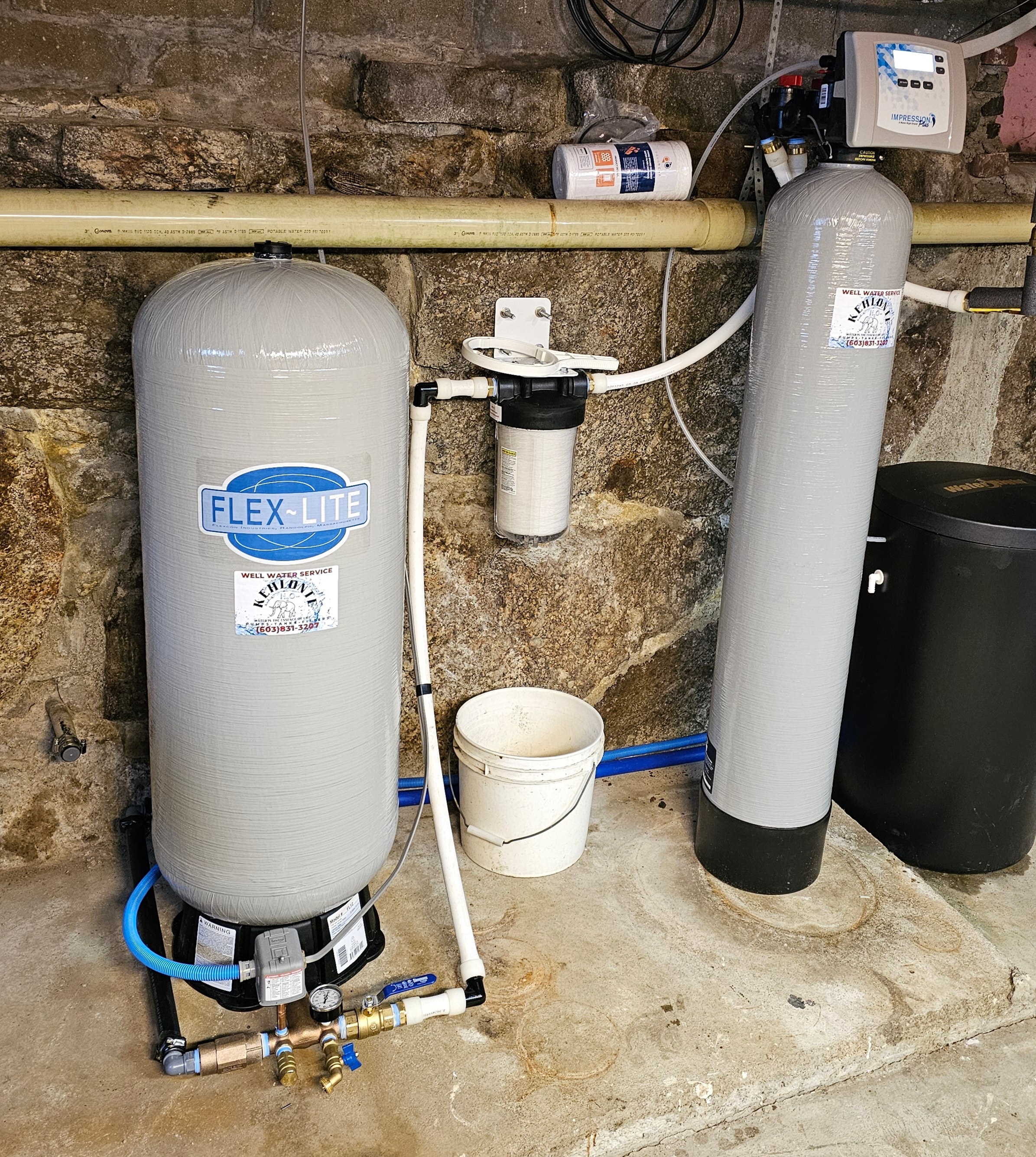 Flex-Lite pressure tanks installation