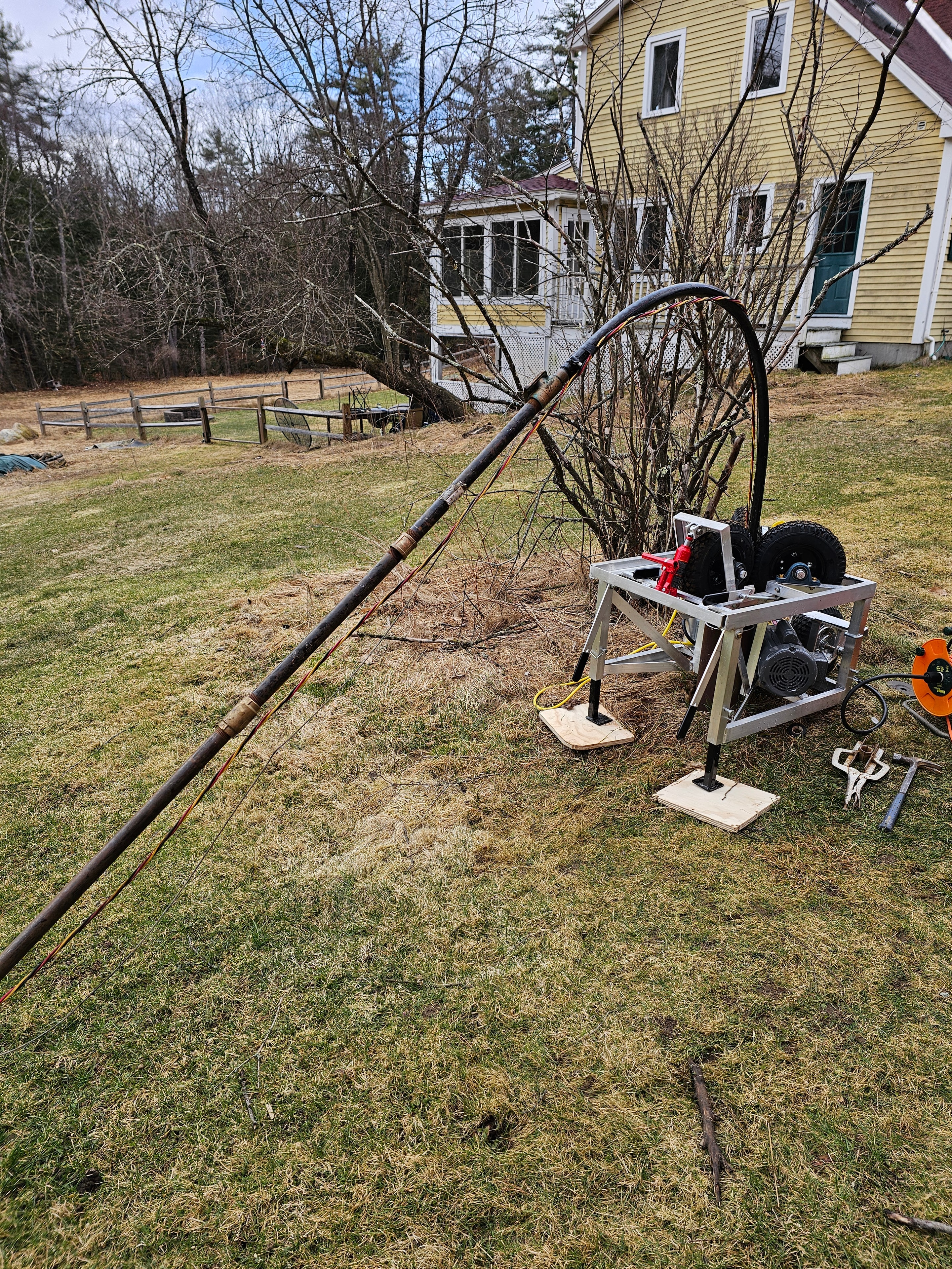 Full well water system installation