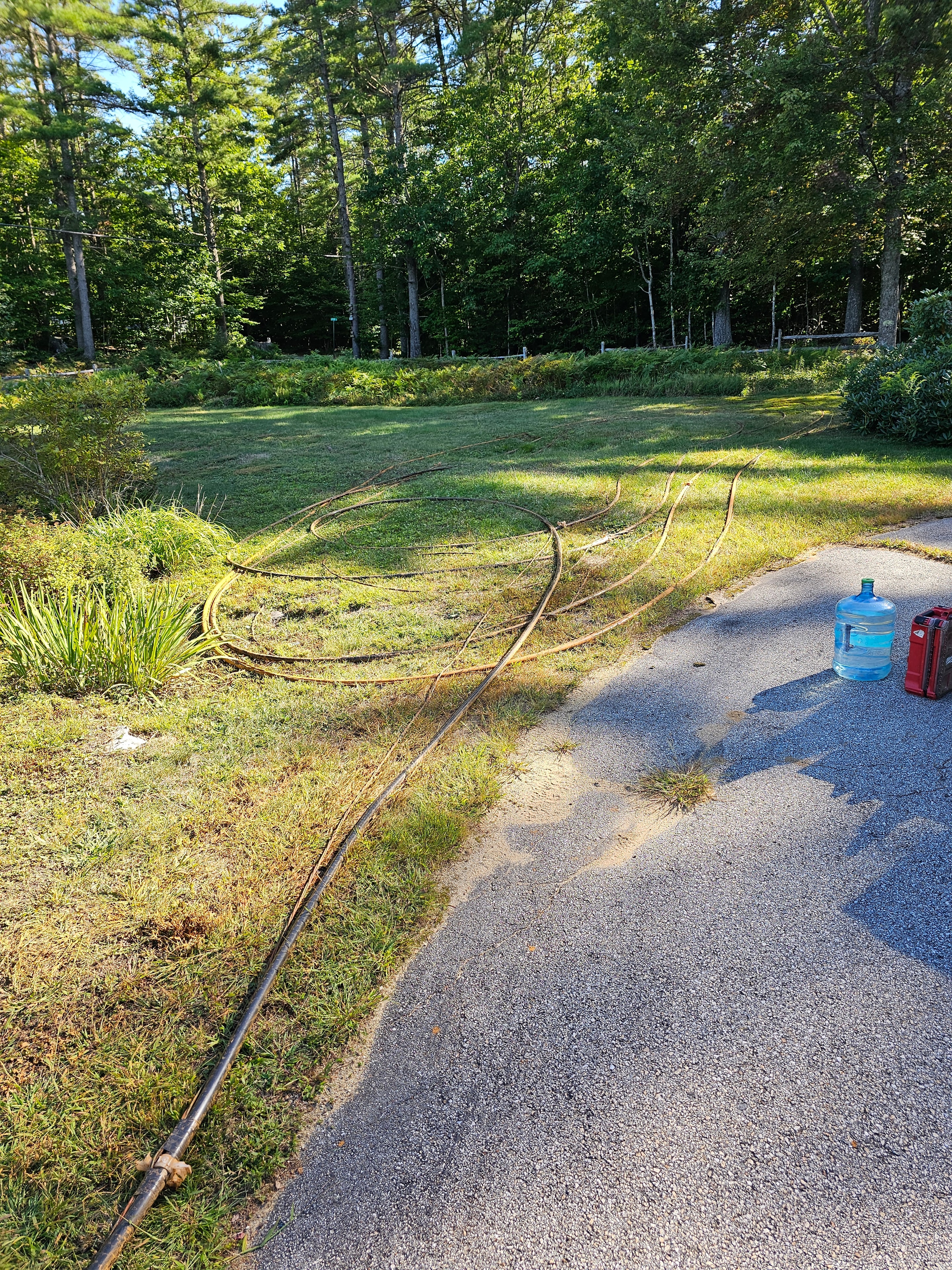 Rural NH property driveway
