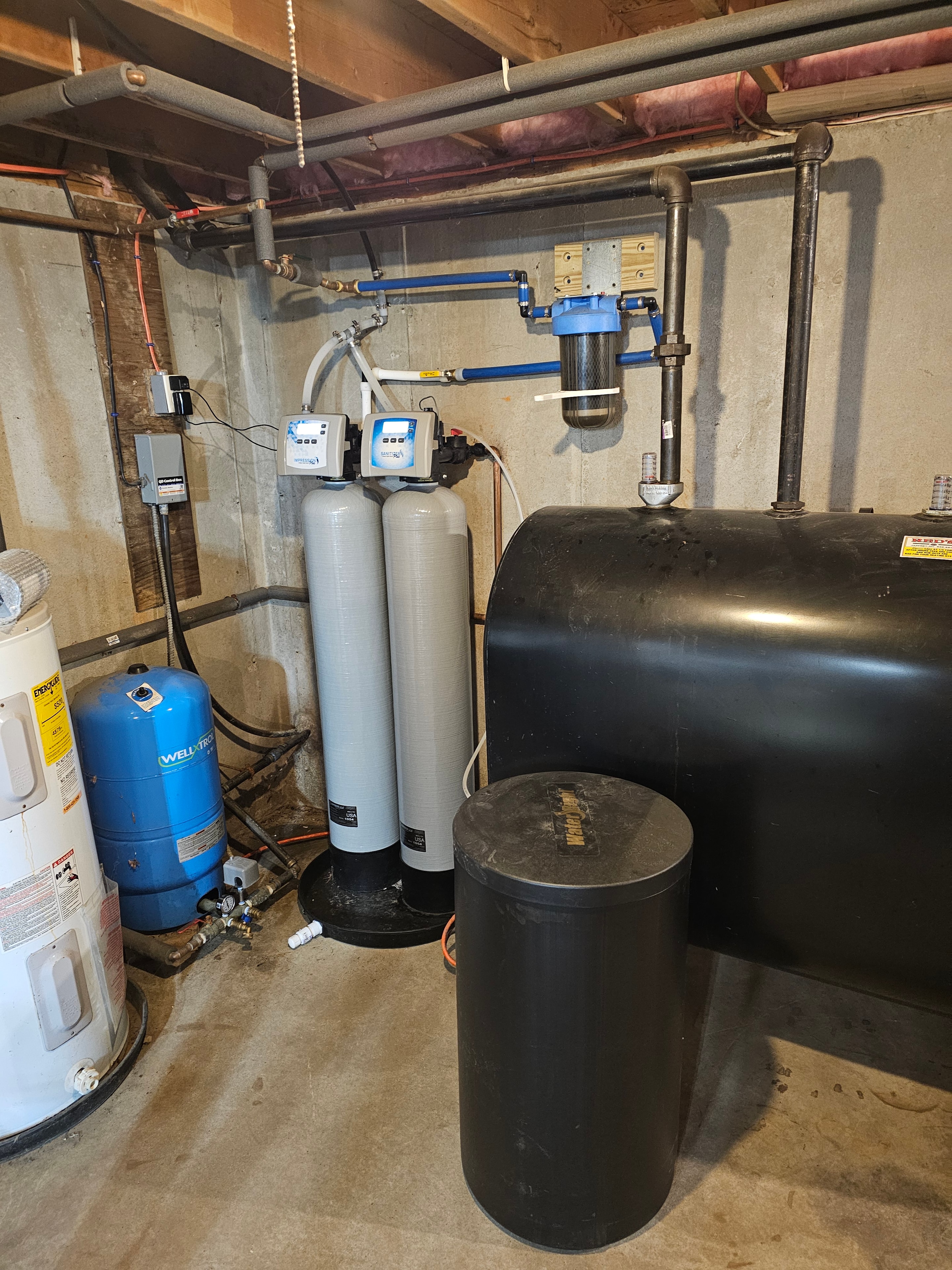 Water treatment system installation