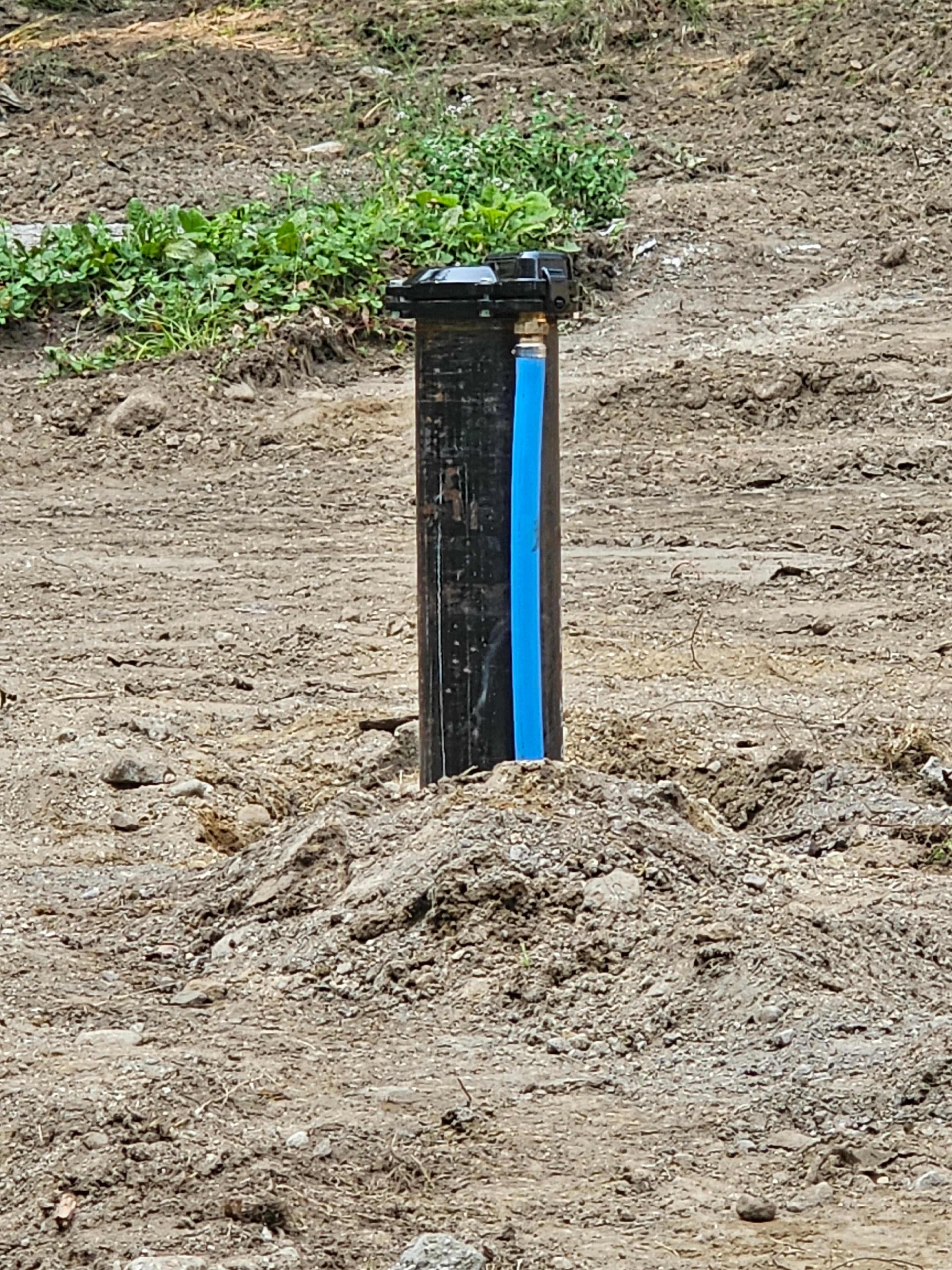 Well cap with measurement scale